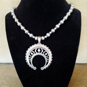 Carolyn Pollack Southwest Sterling Naja Pendant